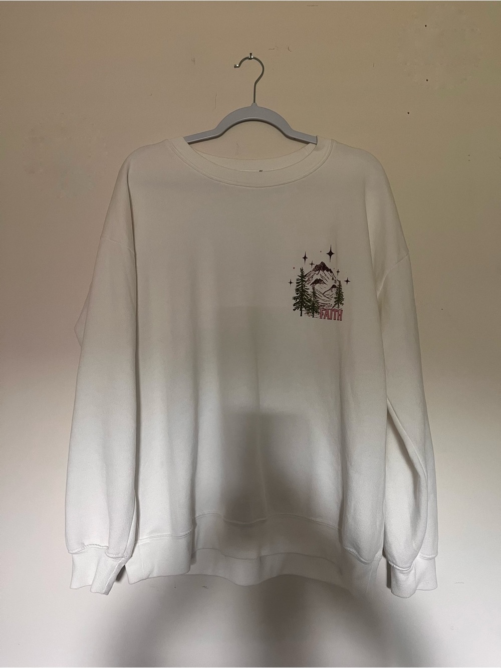 Altar’d State Faith Over Fear Mountain Crewneck Sweatshirt